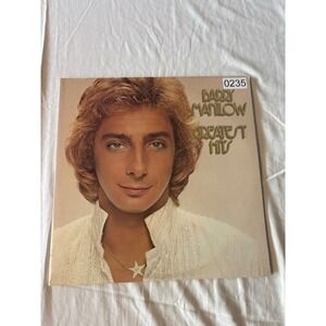 Barry Manilow Greatest Hits Vinyl LP 12" Black Good Gatefold 1978 Arista 2-LP